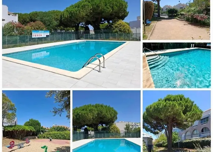 Апартаменты Les Floralies 2 4 Personnes Climatise, Piscine Dans La Et Parking Prive Disponible